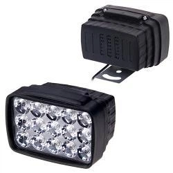 2шт. Фары LED AUR 10W/9-32V/15LED 48784 90х60мм прямоугольная (2шт)