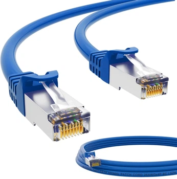 Патч-корд TB Cat 6a/7 S/FTP RJ45 2 м Blue (4017538227492)