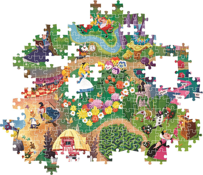 Puzzle Clementoni Compact Disney Maps Alice 1000 elementów (8005125397853)