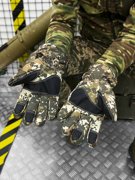 Тактичні рукавички Tactical Gloves Піксель S