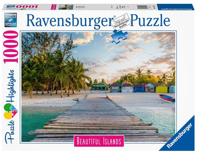 Puzzle Ravensburger Malediwy 1000 elementów (4005556169122)
