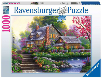 Puzzle Ravensburger Romantyczny domek na wsi 1000 elementów (4005556151844)