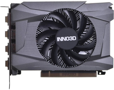 Видеокарта INNO3D PCI-Ex GeForce RTX 4060 Compact 8GB GDDR6 (128bit) (2460/17000) (HDMI, 3 x DisplayPort) (N40601-08D6-173050N)