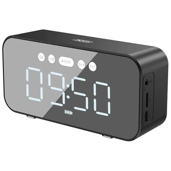 Беспроводная колонка часы XO F41 |FM, TF-карты, Bluetooth| Черный