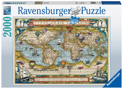 Пазл Ravensburger Навколо світу 2000 елементів (4005556168255)