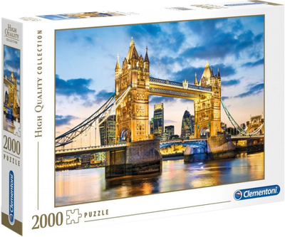 Puzzle Clementoni Hq Tower Bridge at Dusk 2000 elementów (8005125325634)