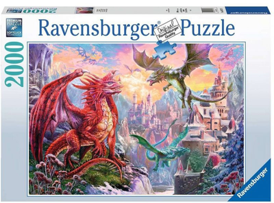 Puzzle Ravensburger Smoki 2000 elementów (4005556167173)