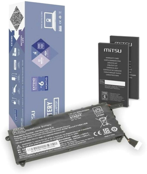 Акумулятор Mitsu для ноутбуків HP Pavilion X360 11-N 7.4-7.6V 3800 mAh (29 Wh) (5BM355)