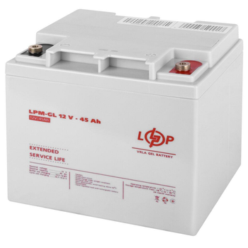Комплект резервного живлення UPS 500VA+АКБ GEL 1080W LogicPower 23185(настінний ДБЖ 350W+2*45Ah батарея гелева)