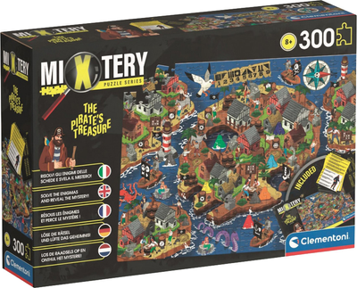 Puzzle Clementoni Mixtery The Pirates Treasure 300 elementów (8005125217137)