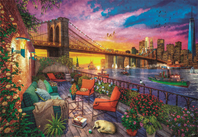 Puzzle Clementoni Manhattan Balcony Sunset 3000 elementów (8005125335527)