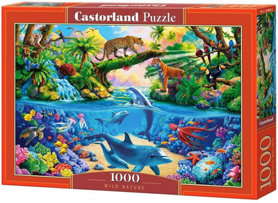Puzzle Castor Dzika natura delfiny 1000 elementów (5904438104888)