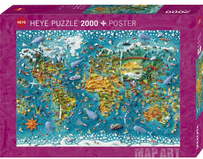 Puzzle Heye Nasz świat 2000 elementów (4001689299835)