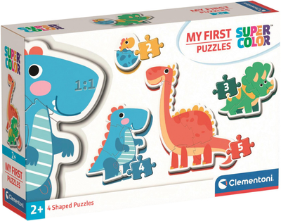 Puzzle Clementoni Moje Pierwsze Puzzle Dinozaury 14 elementów (8005125208340)