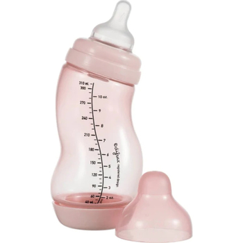 Пляшечка для годування Difrax S-bottle Wide із силіконовою соскою, 310 мл (707 Blossom)