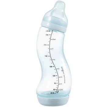 Пляшечка для годування Difrax S-bottle Natural Trend із силіконовою соскою, 250 мл (706 Ice)