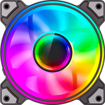 Кулер для корпуса Gamemax Dual Ring Infinity BK