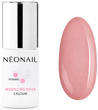 Гібридна база NeoNail Modeling Base Calcium Bubbly Pink 7.2 мл (5903657878761)