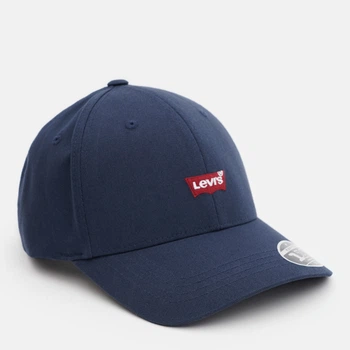 Кепка мужская летняя Levi's Housemark Flexfit Cap D7723-0003 One Size Navy Blue (7626725511763)