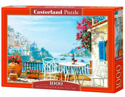 Puzzle Castor Śródziemnomorskie wino 1000 elementów (5904438105007)
