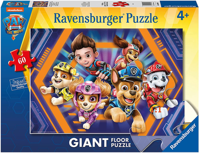 Puzzle Ravensburger Gigant Psi Patrol Movie 60 elementów (4005556030989)