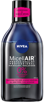 Płyn micelarny Nivea MicellAir Skin Breathe profesjonalny 400 ml (5900017061733)