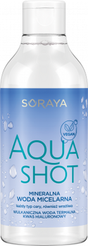 Міцелярна вода Soraya Aqua Shot мінеральна 400 мл (5901045082493)