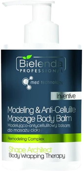 Лосьйон для масажу тіла Bielenda Shape Architect Modelling & Anti-Cellulite Massage Body Balm моделюючий та антицелюлітний 300 мл (5902169033101)