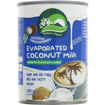 Выпаренное кокосовое молоко Nature's Charm Evaporated Coconut Milk 360 мл