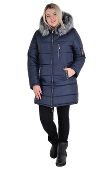 Fashions • Куртка жіноча зимова Love Fashions 78 темно-синій (1875-мк)