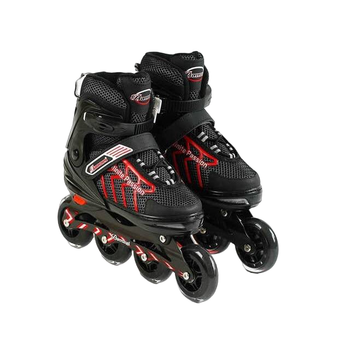 Роликовые коньки "In - Laine Skates". Размер 39 - 42, PU колёса. Red (141171)