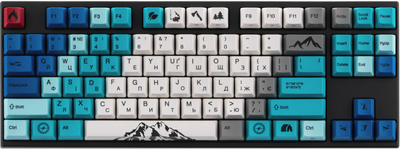 Клавіатура дротова Varmilo VEM87 Summit R1 87Key EC V2 Sakura USB Blue (A33A050A9A3A17A007)