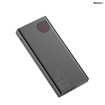 Повербанк Baseus Adaman Metal Overseas 20000mAh 22.5W чорний (PPAD070101)