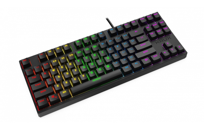 Klawiatura gamingowa przewodowa Krux Atax RGB Outemu Red (KRX0043)