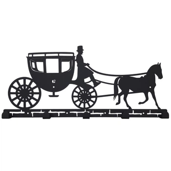 Вешалка Настенная 52см х 22см Glozis Carriage H-055