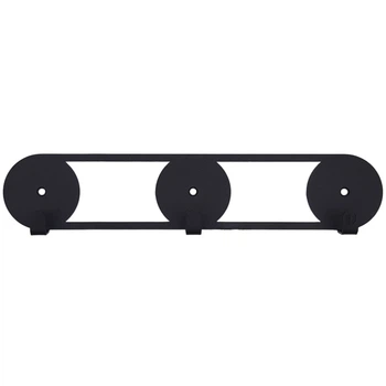 Крючки Настенные 25см х 5см Glozis Orbis Black H-079