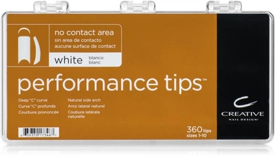Профессиональные типсы CND Performance Tips 360 шт/уп (белые)