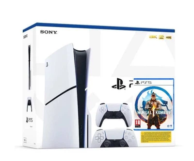 Sony PlayStation 5 Slim 1Tb + Mortal Kombat 1 (русские субтитры) + DualSense (White)