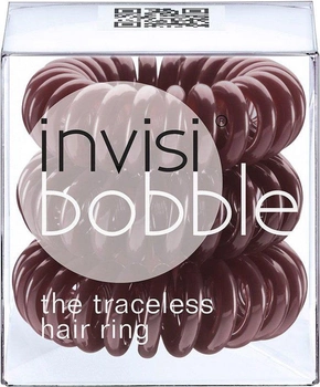 Gumki do wlosow Invisibobble Hair Ring Chocolate Brown 3.5 cm 3 szt (4260285370687)