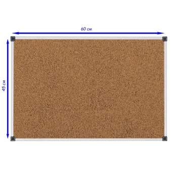 Доска пробковая 60x45 см
