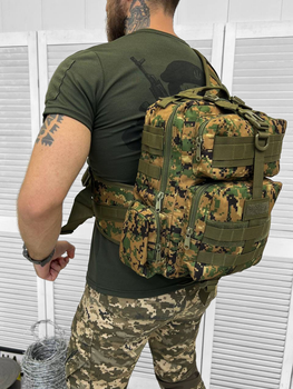 Тактичний однолямковий рюкзак Tactical Backpack 15 л Піксель