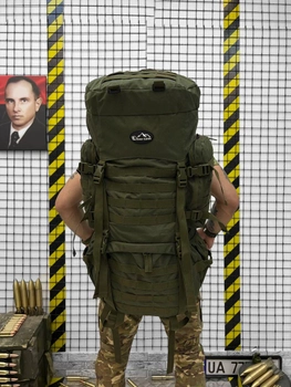 Рюкзак тактичний рамний Tactical Backpack Olive 100 л
