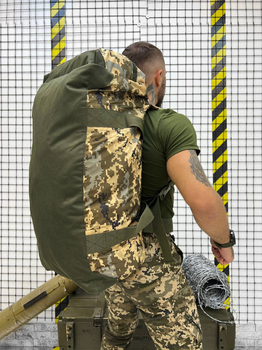 Тактична сумка баул Tactical Bag Backpack 100 л Піксель