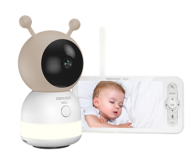 Электронная радионяня Concept KD4010 KIDO с камерой SMART мобильное приложение + родительский блок