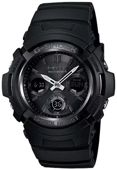 Часы наручные Casio G-Shock AWG-M100B-1A Tough Solar Multiband 6