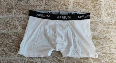 Мужские боксеры APRIUM S, 95% хлопок, 5% эластан, белый