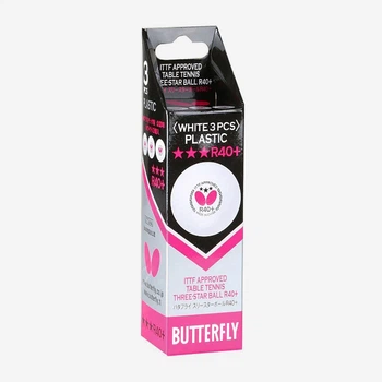 М'ячики Butterfly R40+ 3* 3pcs