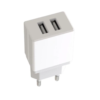 Сетевое зарядное устройство (адаптер) XO L75 2USB / 2.4A white