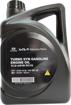 Моторна олива Mobis Hyundai / KIA Turbo SYN Gasoline 5W-30 4 л (05100-00441)