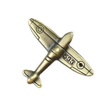 Приколка Bow Tie House на пиджак винтажный самолет 10126